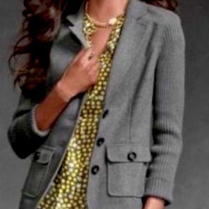 EUC CAbi Half and Half Blazer